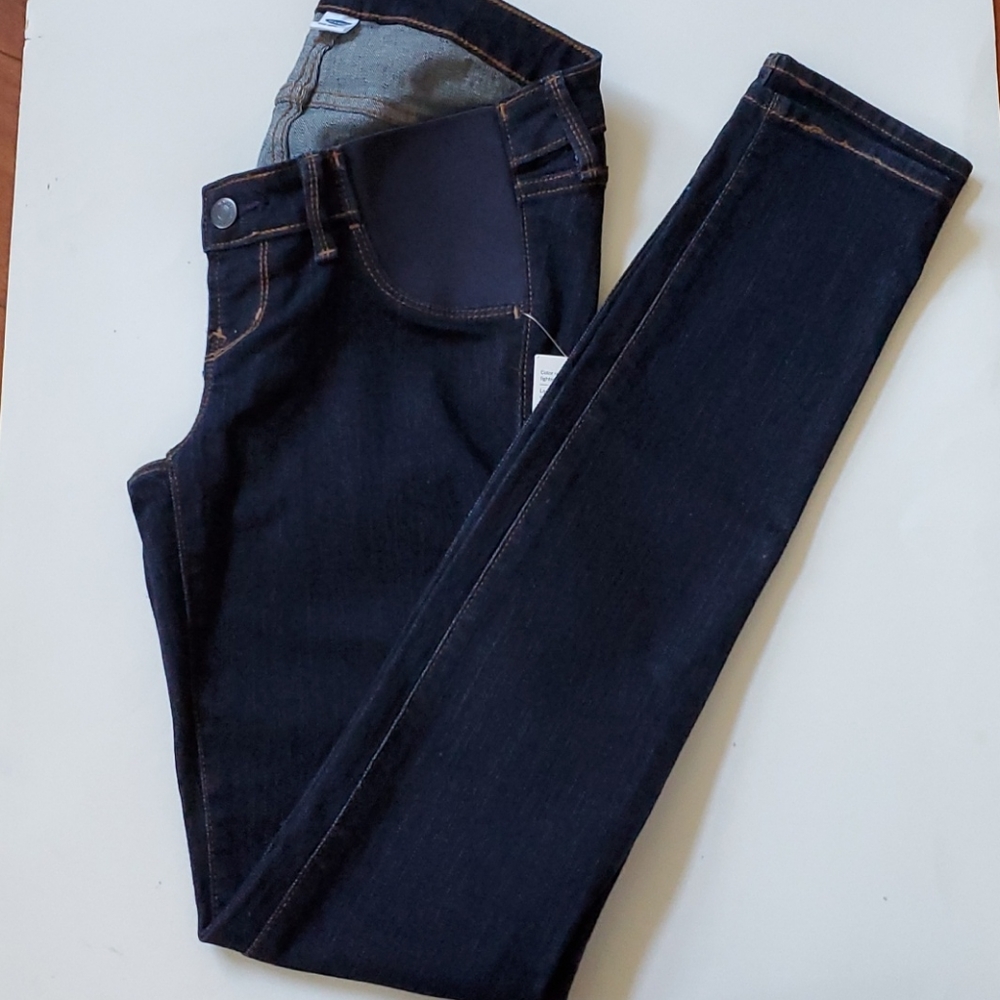 Old Navy Maternity Skinny Side Panel Jeans- size 1 long